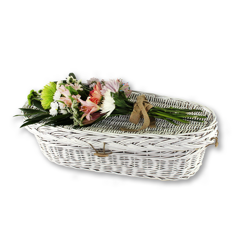 Child White Willow Casket