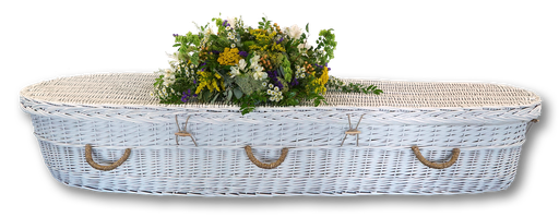 [WIL-CKWH] White Willow Casket